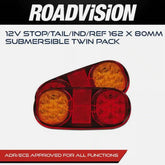 LED Oval Boat Trailer Light – Right / Left - Roxom Boat trailer Parts